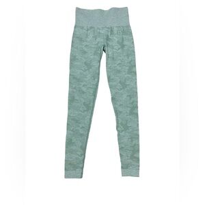 Gymshark Adapt Light Green Came Seamless Leggings (S)